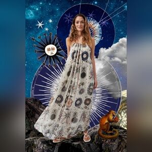 Chufy  Rain Maxi Dress in Sundance white